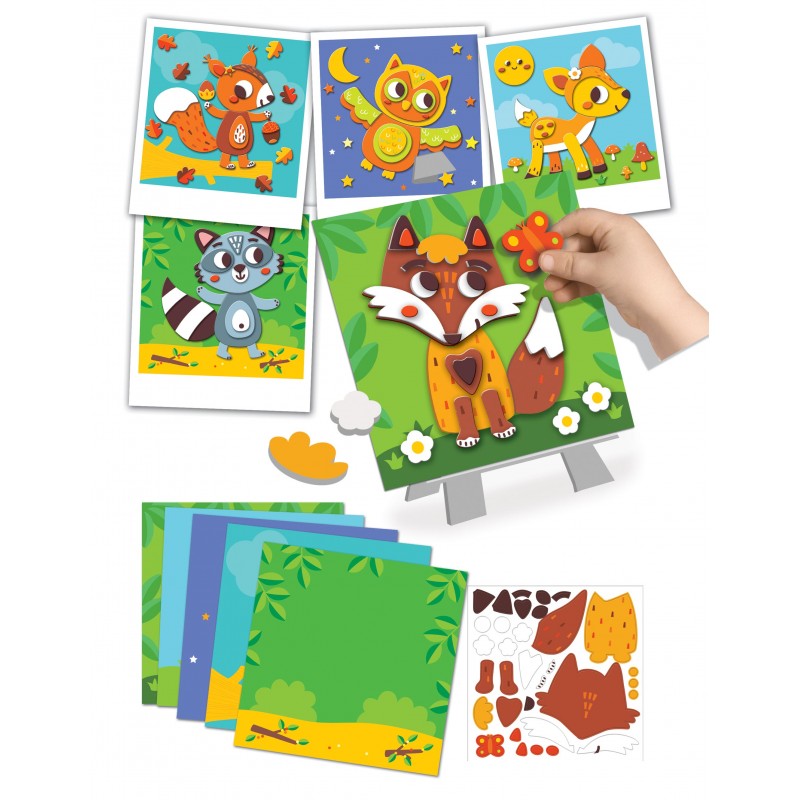 meisterdamiskomplekt kunstikomplekt kunst meisterdamine lastele metsloomad