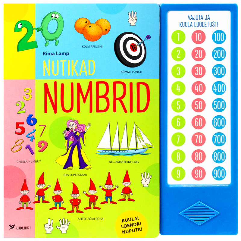 helidega raamat nutikad numbrid matemaatika heliraamat