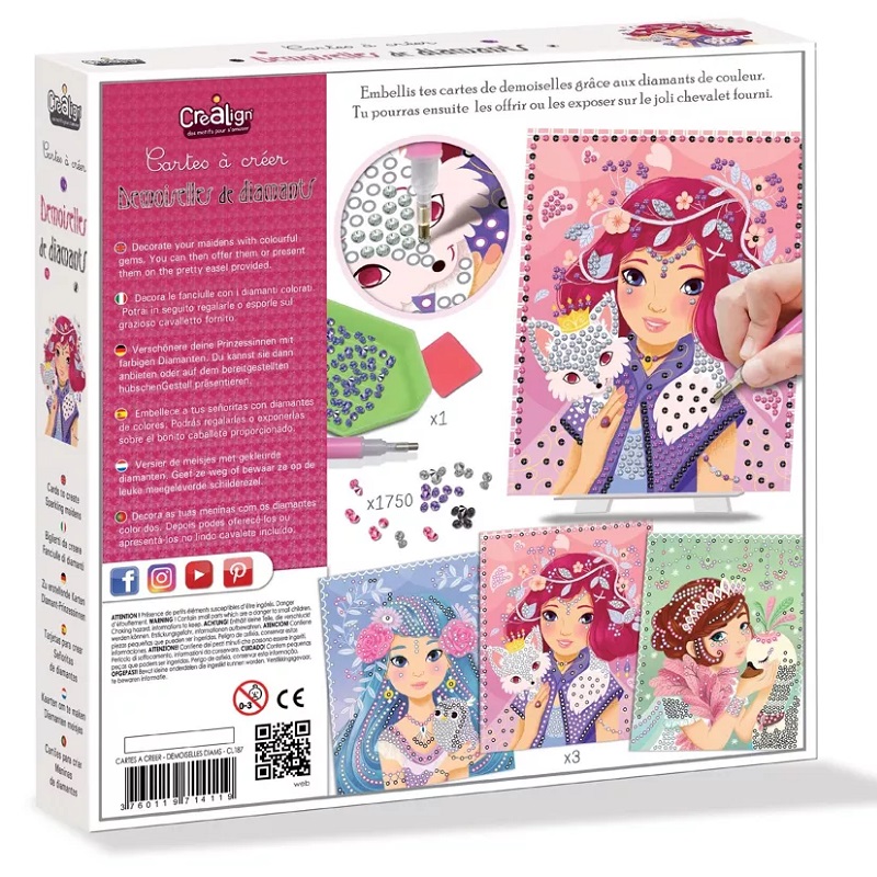 teemantmosaiik meisterdamiskomplekt kunstikomplekt