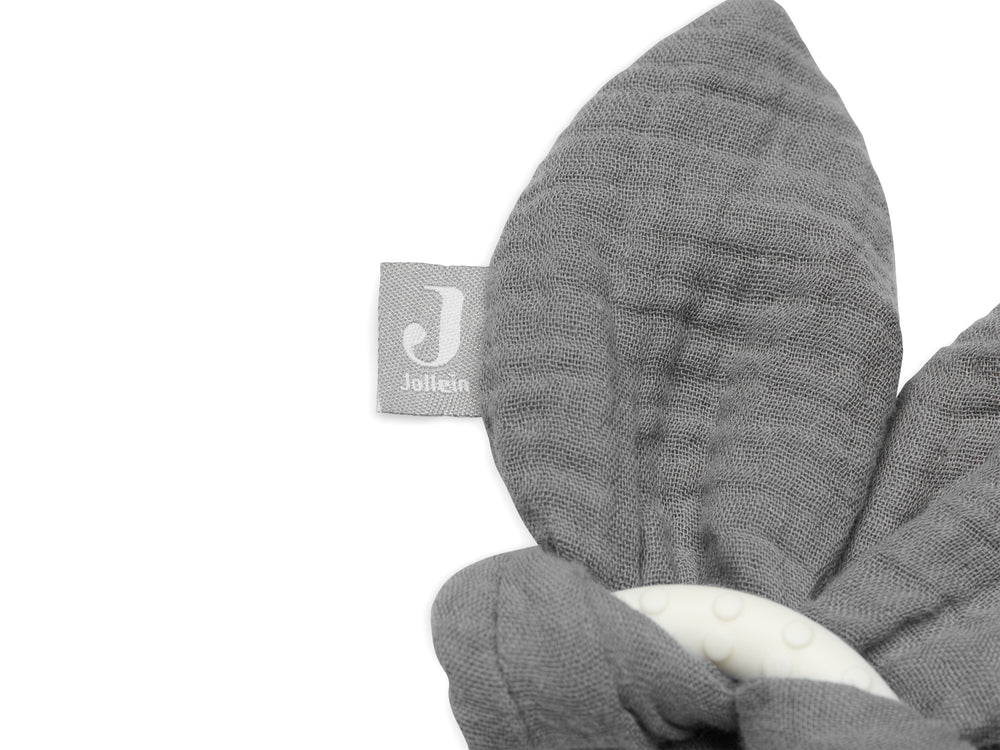 närimisrõngas beebile jollein looduslik krõbisev sensoorne jänku kõrvad