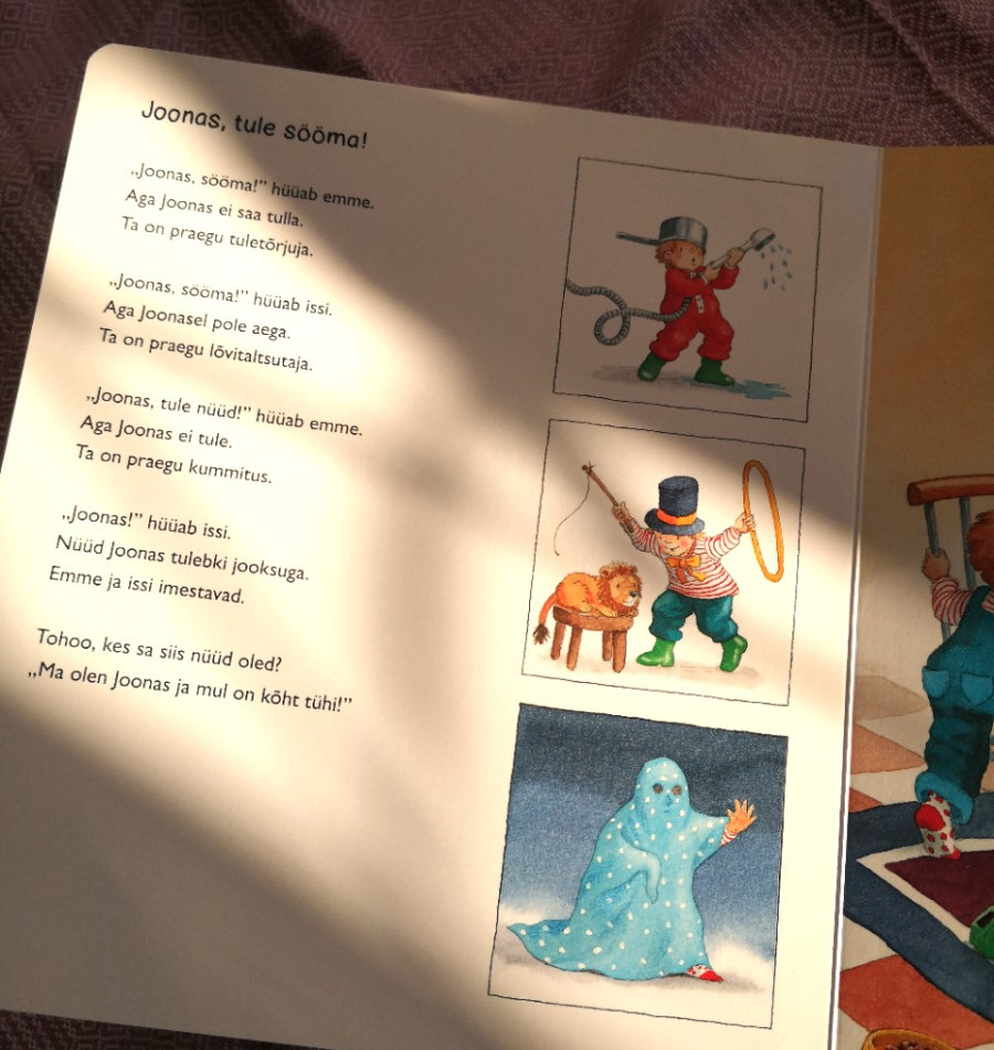 pappraamat kõvade lehtedega raamat maga magusasti unejutud lastele luuletused katsikukingitus