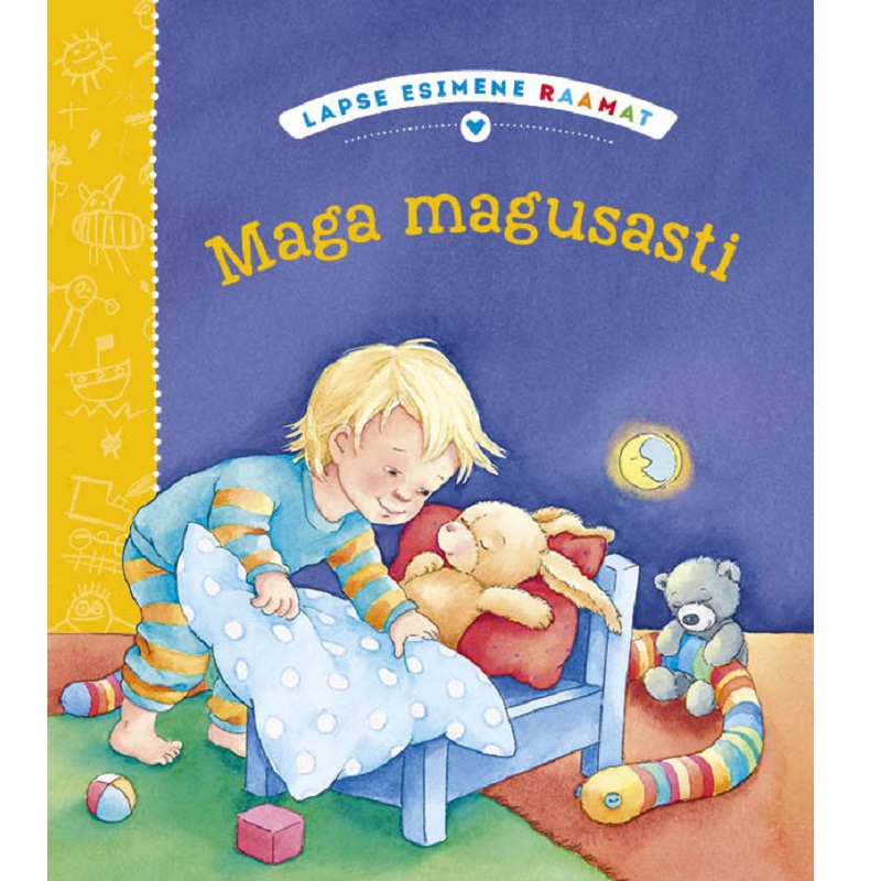 pappraamat kõvade lehtedega raamat maga magusasti unejutud lastele luuletused katsikukingitus