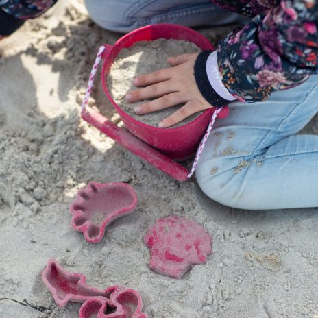 Scrunch kokkuvolditav ämber silikoonist liivakastimänguasjad