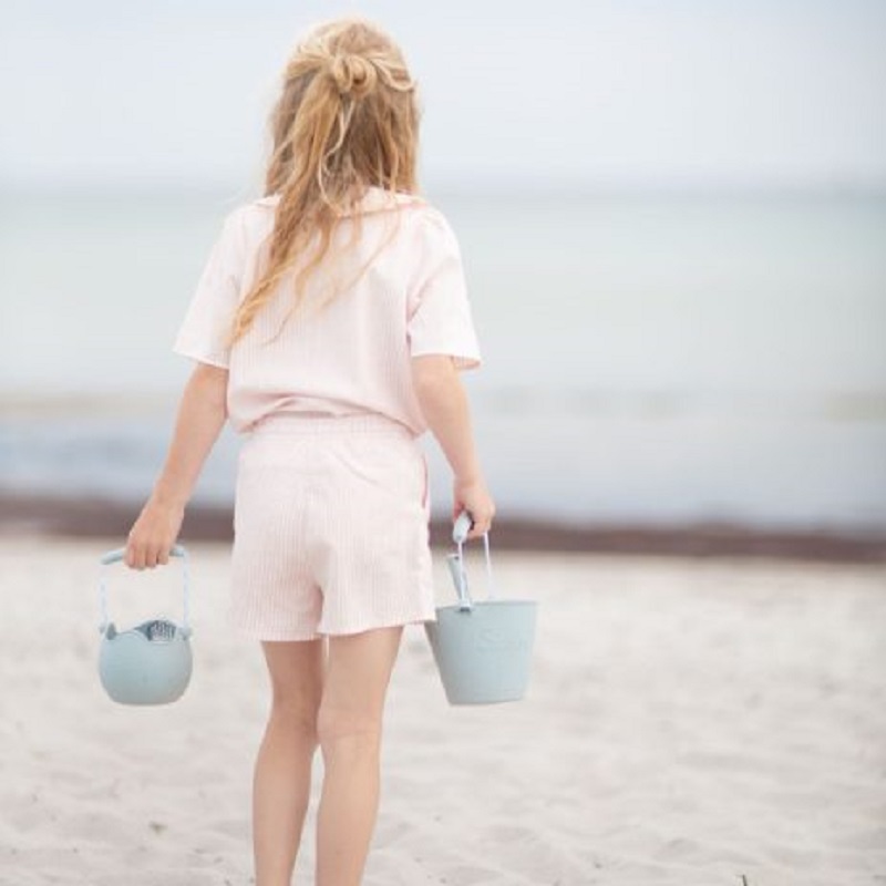 Scrunch kokkuvolditav ämber silikoonist liivakastimänguasjad