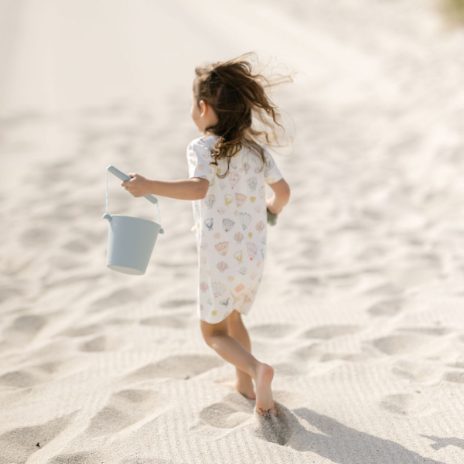 Scrunch kokkuvolditav ämber silikoonist liivakastimänguasjad
