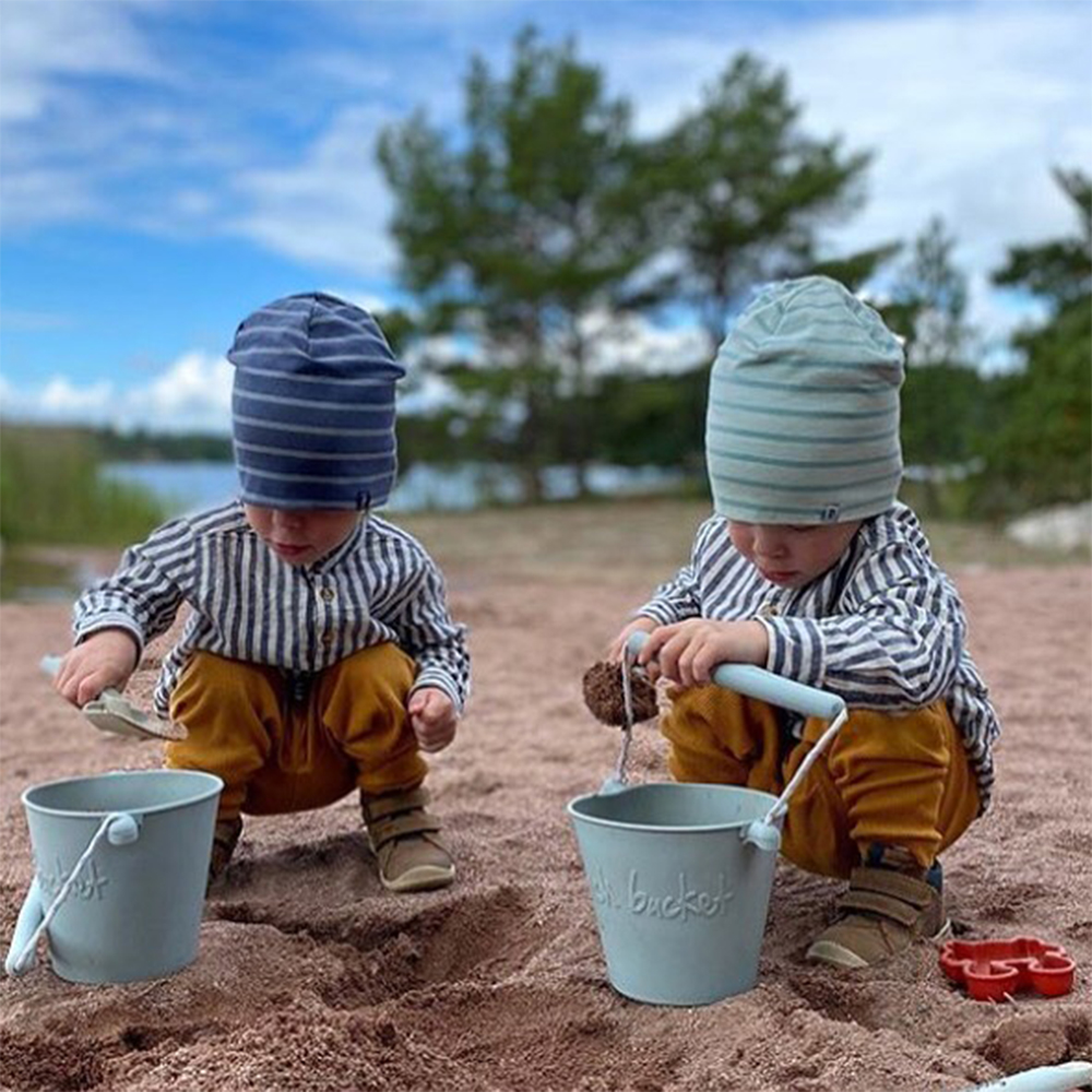 Scrunch kokkuvolditav ämber silikoonist liivakastimänguasjad kühvel labidas