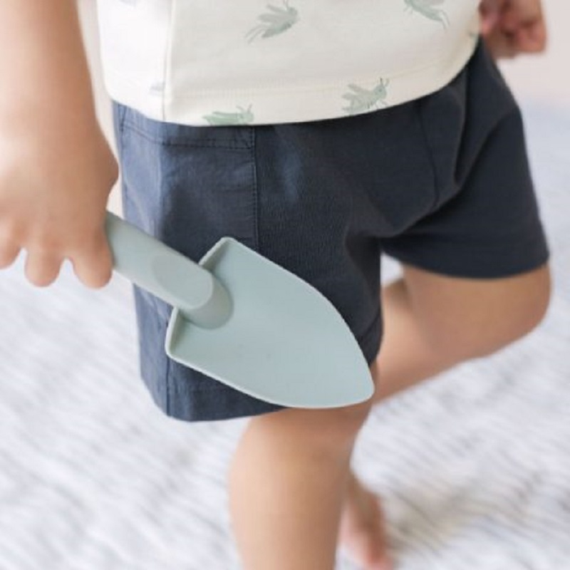 Scrunch kokkuvolditav ämber silikoonist liivakastimänguasjad kühvel labidas