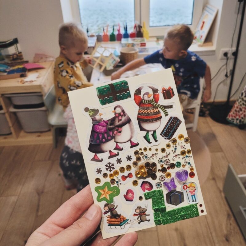 Toeta laste äriideed - Laste enda tehtud kaart ümbrikuga