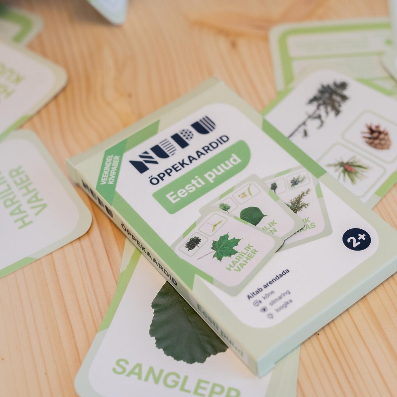 nupu õppekaardid eesti taimed puud loomakaardid puukaardid loodusõpetus õppematerjalid