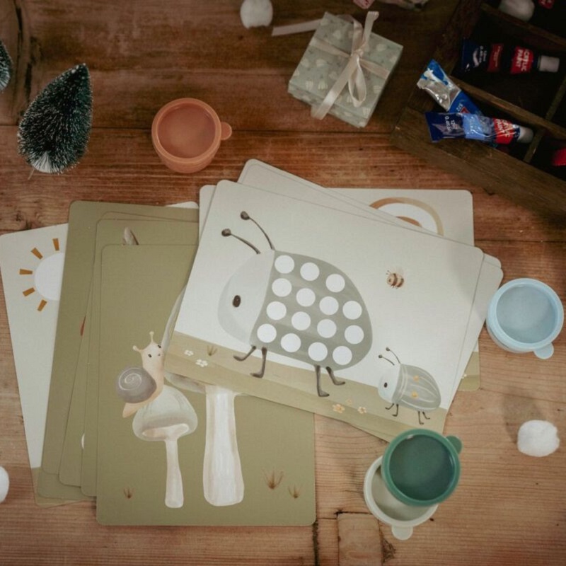 little dutch näpuvärvide komplekt kunstikomplekt meisterdamiskomplekt kingiidee ohutud näpuvärvid värvid lapsele