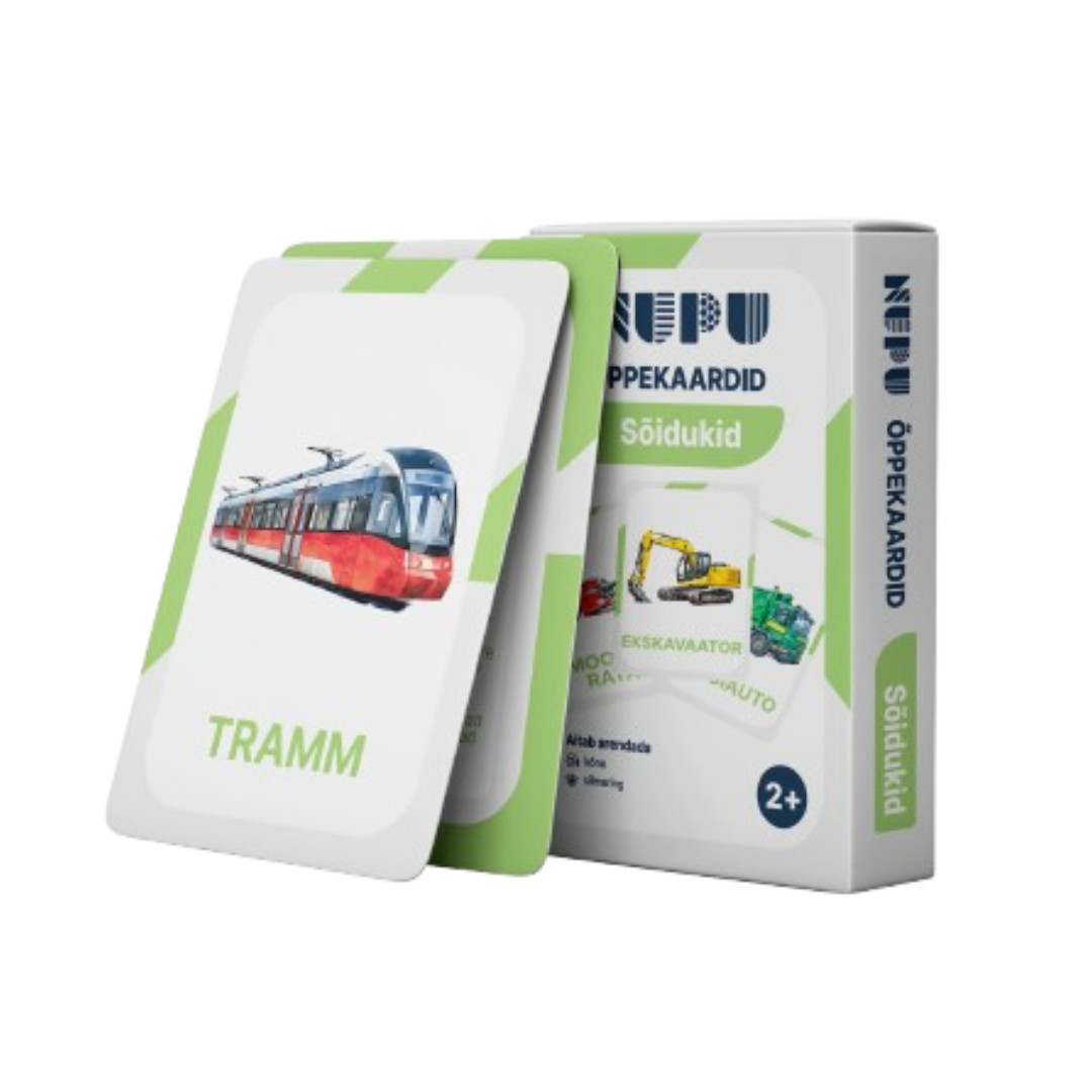 nupu sõidukid masinad õppekaardid kõvad kaardid