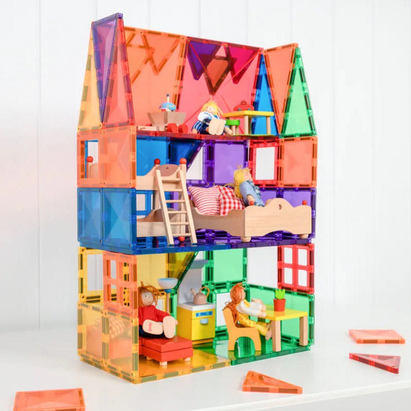 Connetix magnetklotside stardikomplekt (60 osa) – ideaalne loovaks mängimiseks ja ehitamiseks