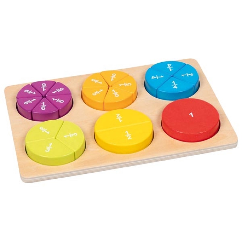 Puidust õppemäng murdarvude ja matemaatika põhiteadmiste omandamiseks