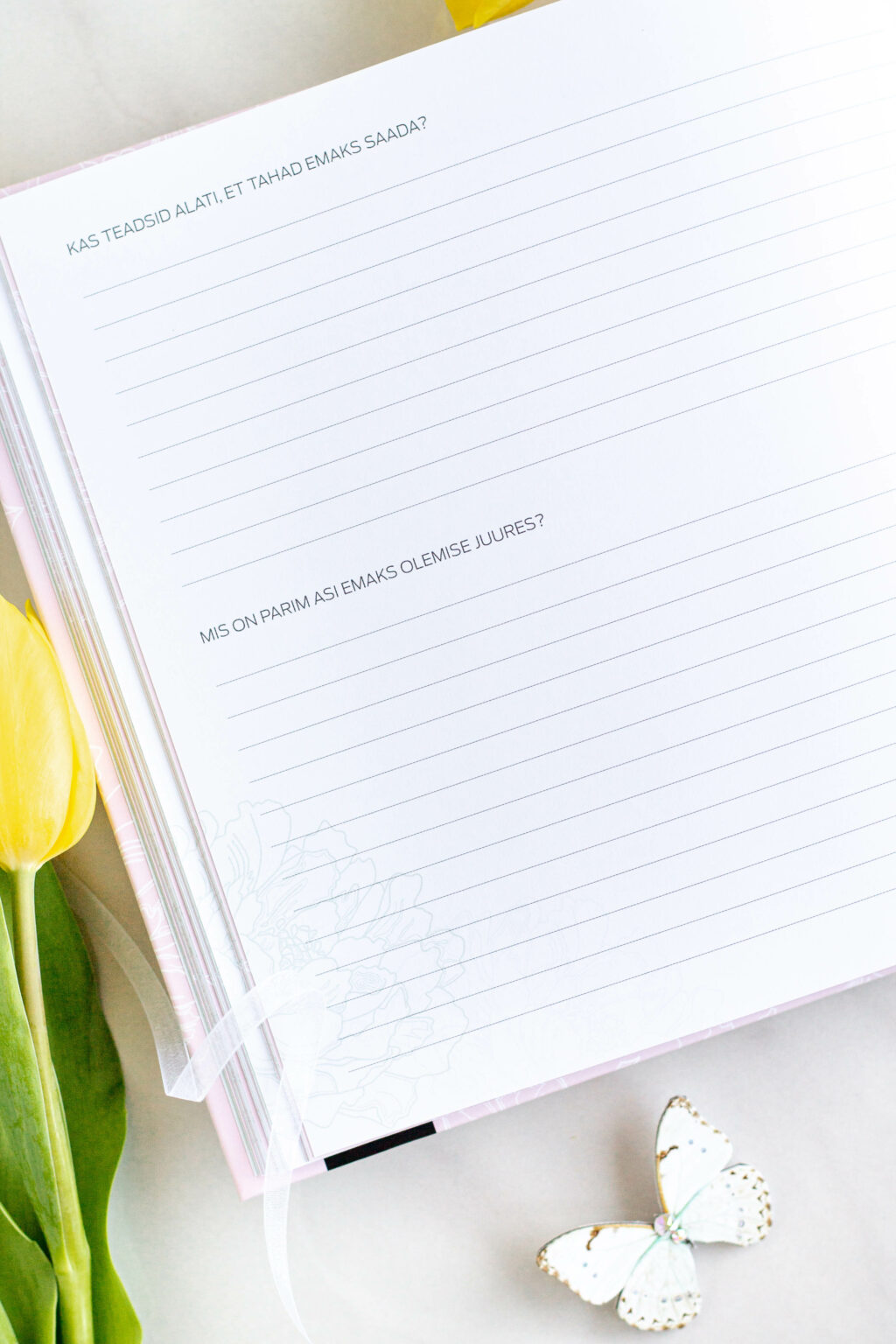 ise täidetav mälestusteraamat – üle 100 küsimuse ema elu jäädvustamiseks