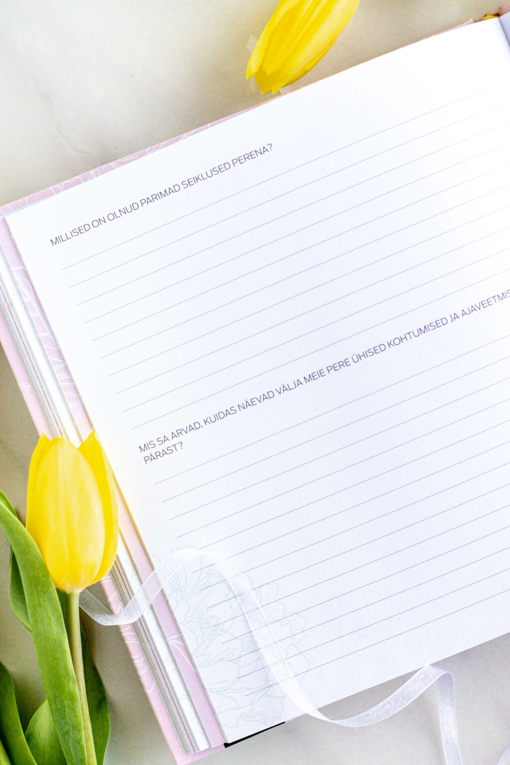 ise täidetav mälestusteraamat – üle 100 küsimuse ema elu jäädvustamiseks