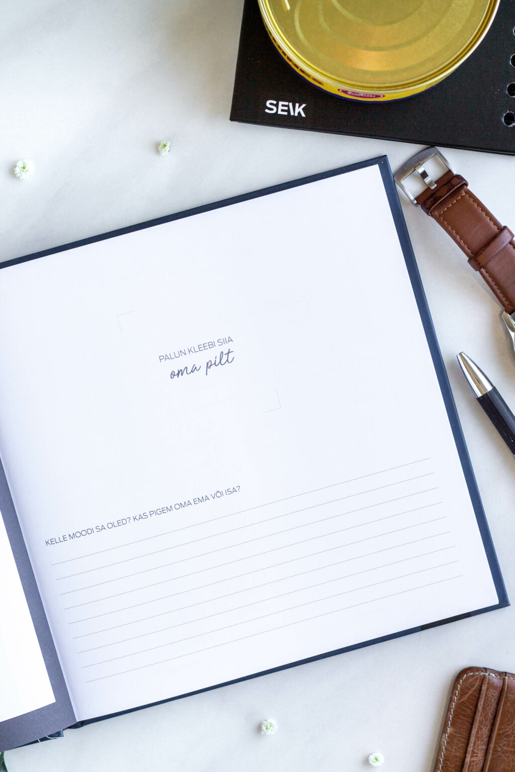 ise täidetav mälestusteraamat – üle 100 küsimuse isa elu jäädvustamiseks