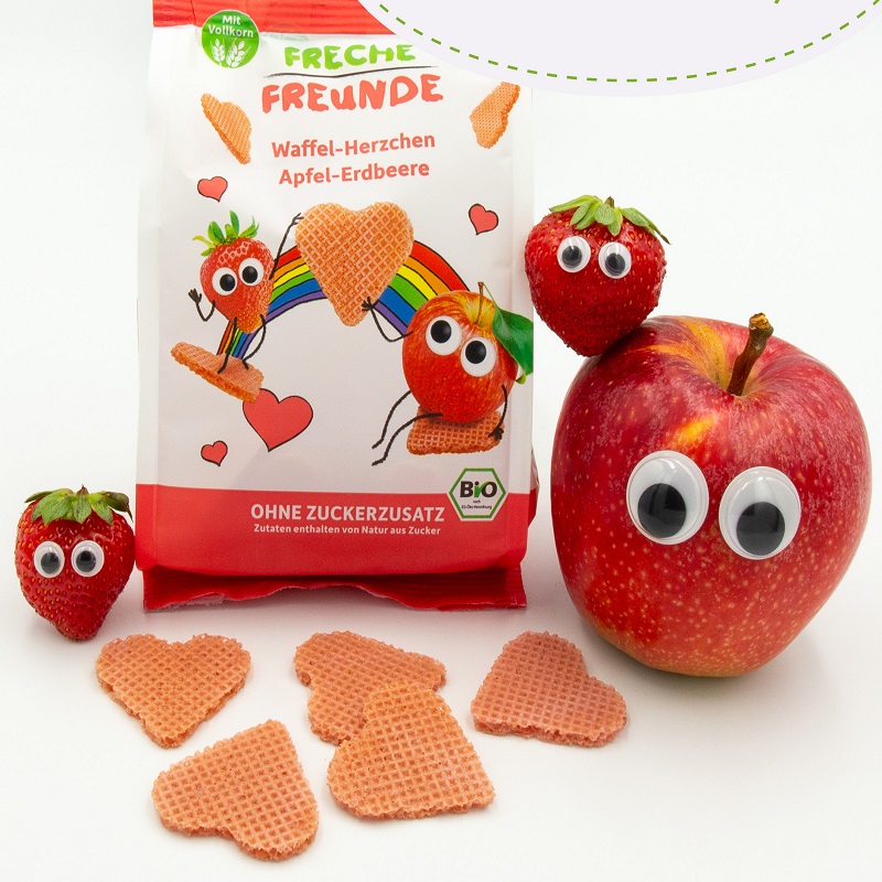 freche freunde looduslikud naturaalsed vahvlid krõpsud kommid lastele sussi sisse