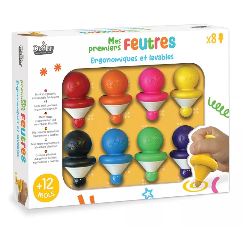 Crea Lign esimesed vildikad lastele, et õppida joonistama viltpliiatsitega