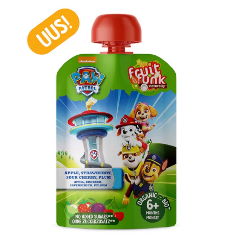 Mahe ja suhkruta püree lastele – õun, maasikas, hapukirss, ploom