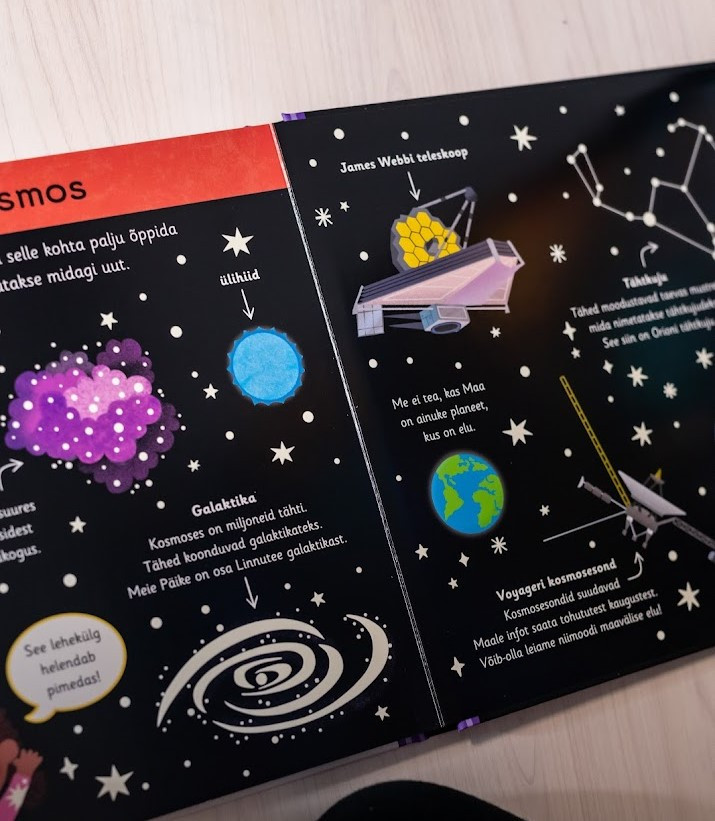 Minu esimene kosmoseraamat – klappidega pappraamat lastele