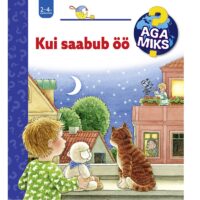 Aga miks? raamatusari Kui saabub öö klapiraamat kõvade papist lehtedega