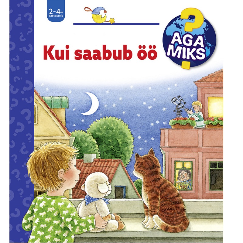 Aga miks? raamatusari Kui saabub öö klapiraamat kõvade papist lehtedega