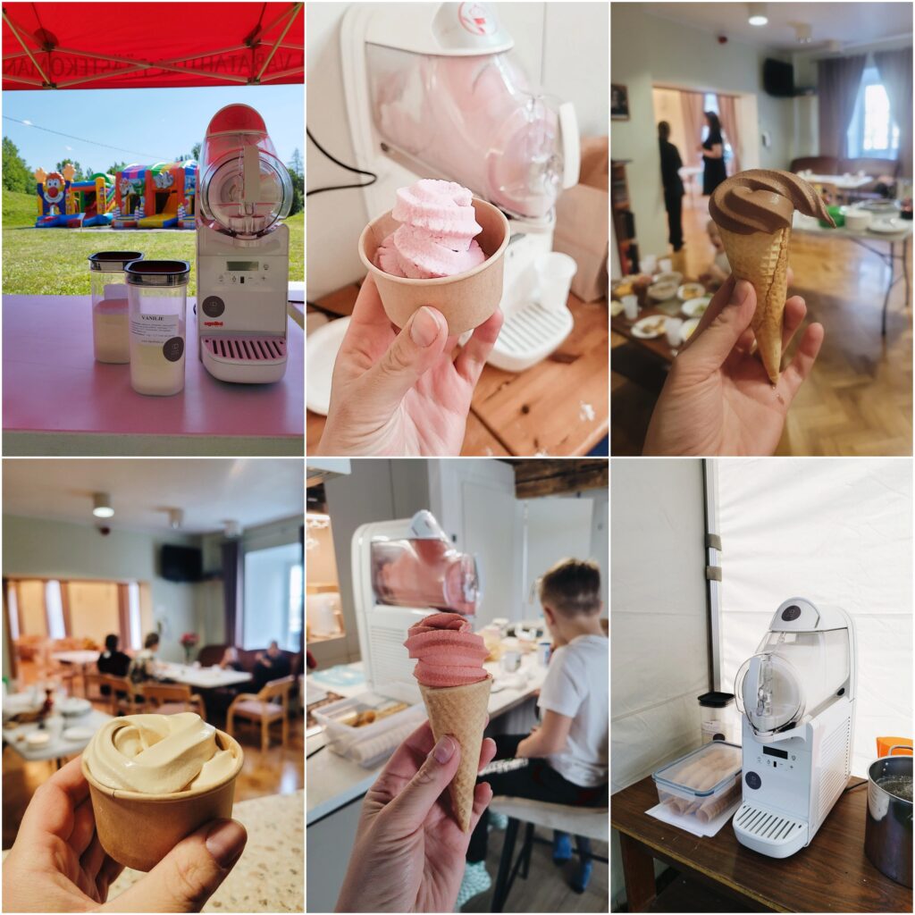 Pehme jäätisemasina rent Harjumaal ja Raplamaal