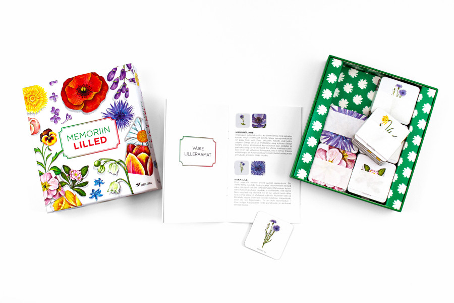Memoriin looduse ja taimedega – 60 kaarti ja lilleraamat karbis