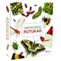 Putukamemoriin 60 kaardi ja putukaraamatuga karbis