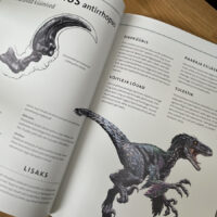 Raamat Elutruud loomad – dinosaurused, kõva kaanega teadusraamat lastele