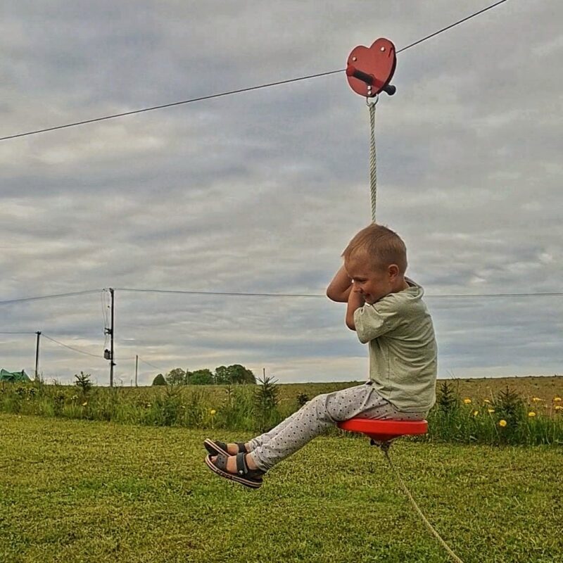 Trossiga laskumisrada - liugtross 25m + liugur + ahvikiik