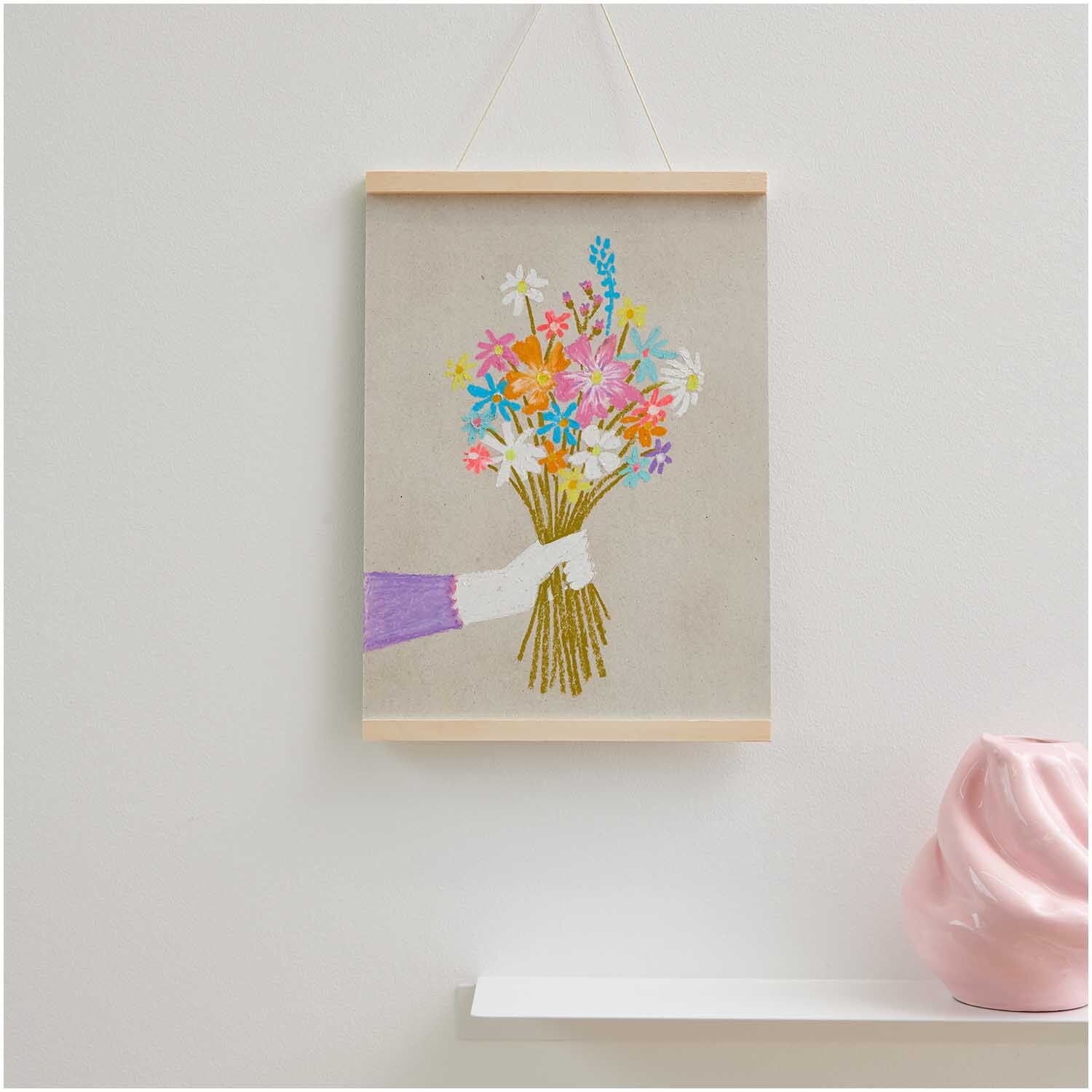 Rico Design neoonvärvides pehmed õlipastellid – 12 värvi komplekt"