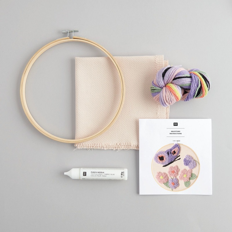 Laste tikkimiskomplekt liblikamotiiviga