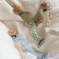 BIBS Niklivaba metallklambriga beebi lutikett