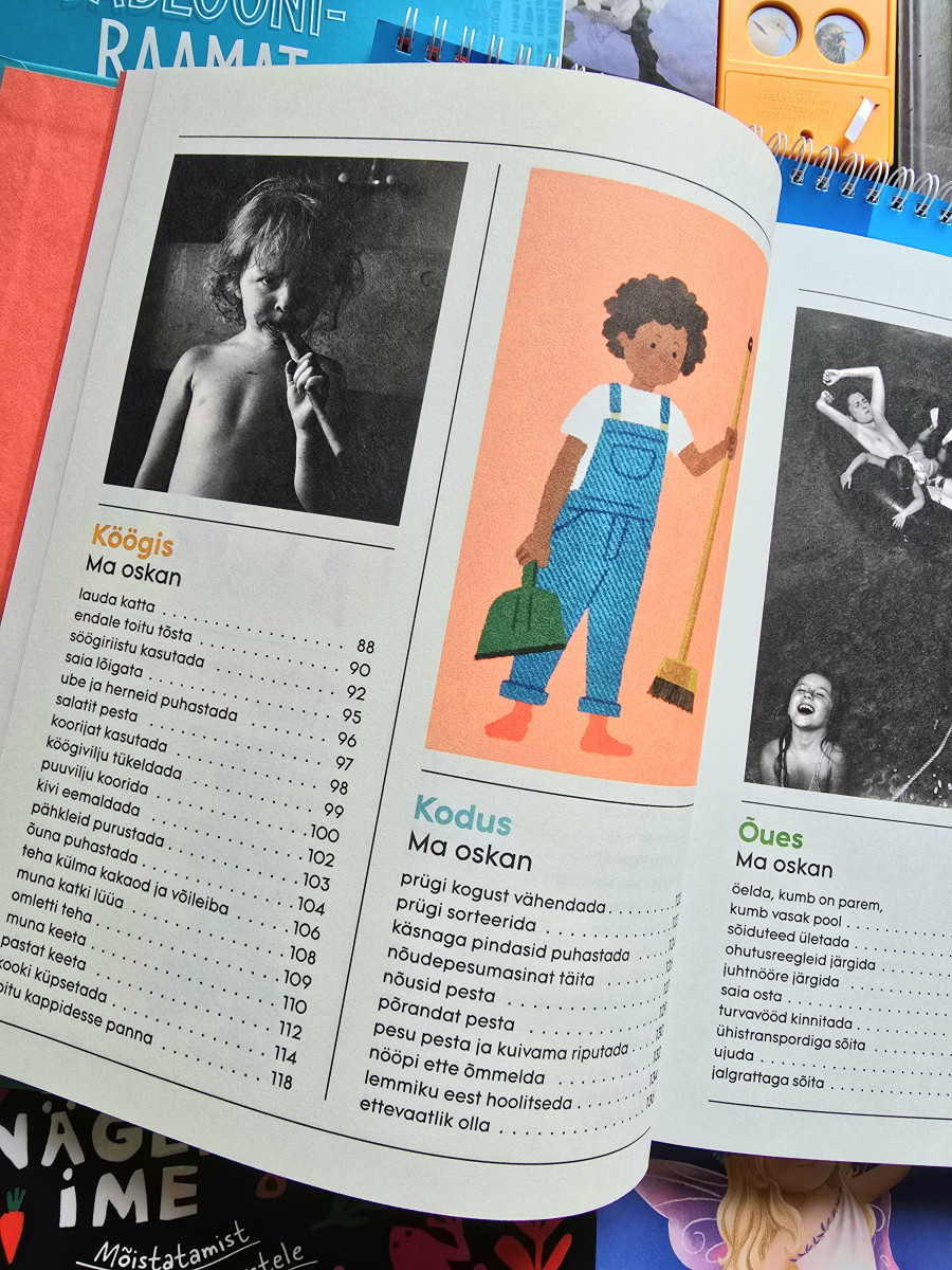 Praktiline käsiraamat lastele – Mida kõike ma oskan!