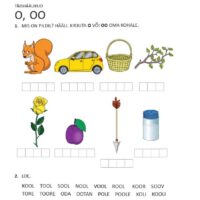 töövihik kooliminejale 1.klassi „Mina loen ja kirjutan“