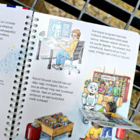 „Aga miks? Robotid“ – klappidega raamat lastele