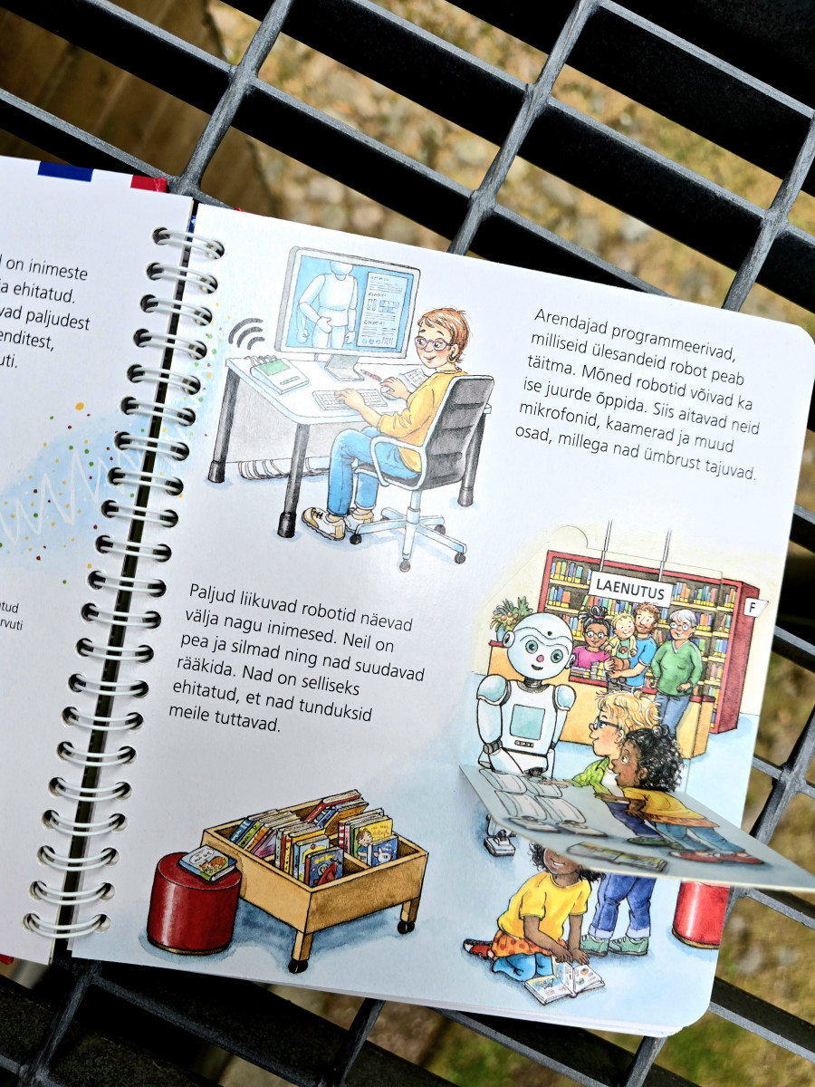 „Aga miks? Robotid“ – klappidega raamat lastele