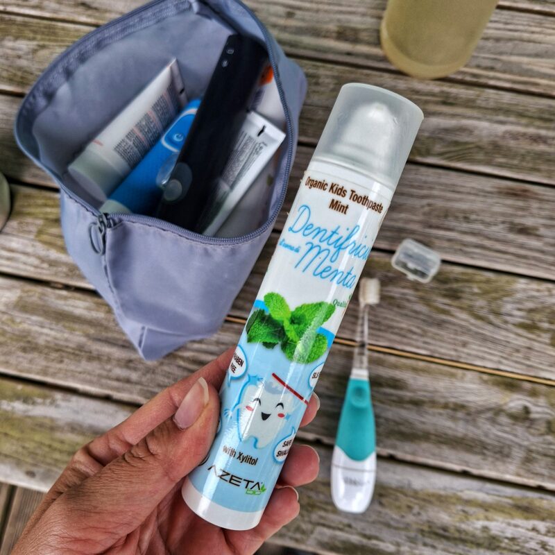 Orgaaniline mahe piparmündimaitseline Azeta bio hambapasta, lastele al sünnist