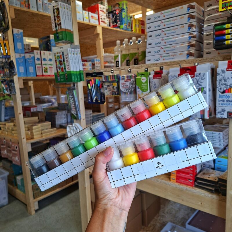 Potsikus akrüülvärvide komplekt, 12 tk