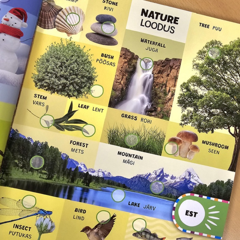 Kakskeelne heliraamat lastele – Nutikas sõnastik eesti-inglise