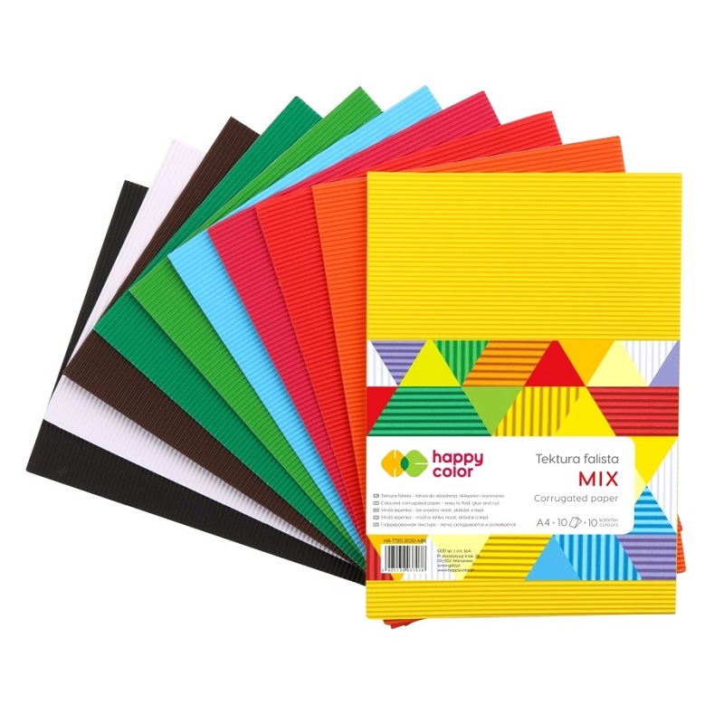 Lainepapist käsitööpaber 10 A4 lehte erksates värvides