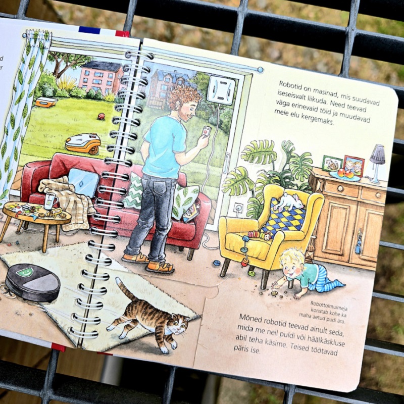 „Aga miks? Robotid“ – klappidega raamat lastele