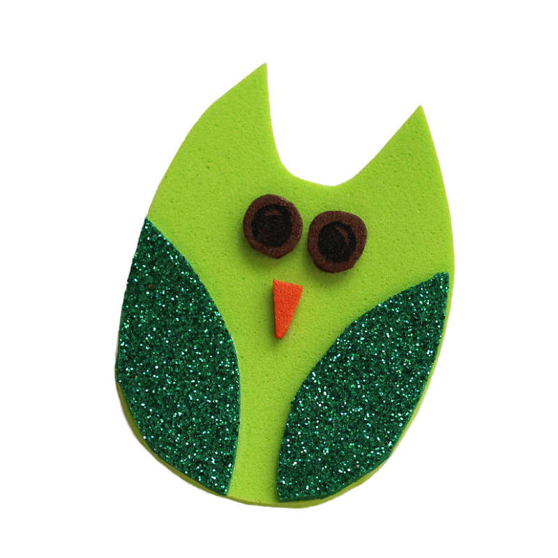 Käsitöö vahtpaber A4 – 10 värvilist lehte EVA materjalist