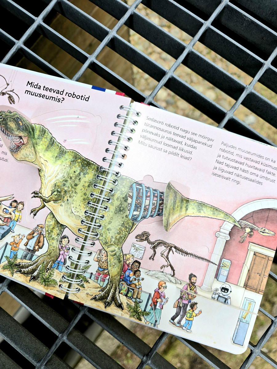 „Aga miks? Robotid“ – klappidega raamat lastele