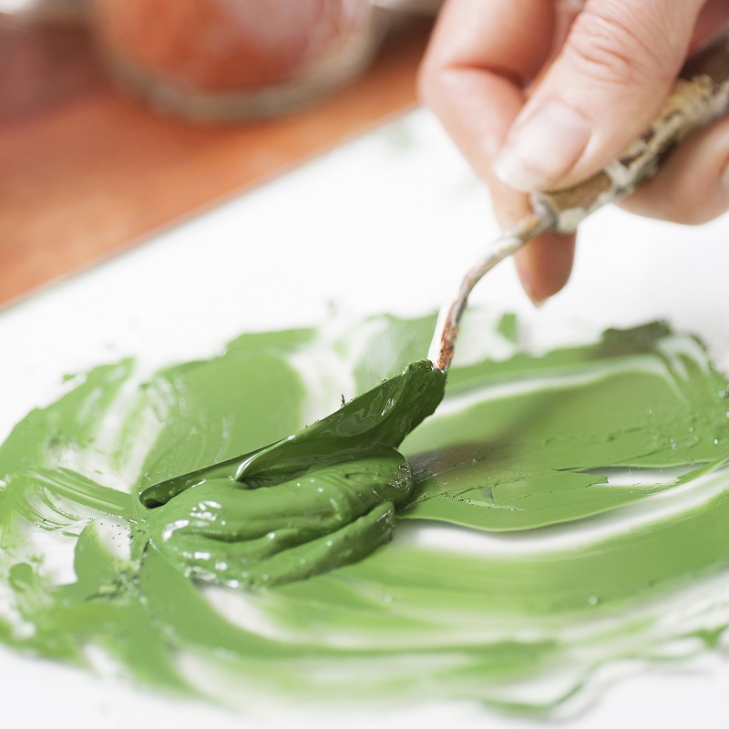 Ohutu ja looduslik lapsesõbralik Natural Earth Paint näpuvärv, akvarellvärv, vesivärv, temperavärv