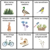 Tasuta allalaetav kevadeteemaline bingo lastele