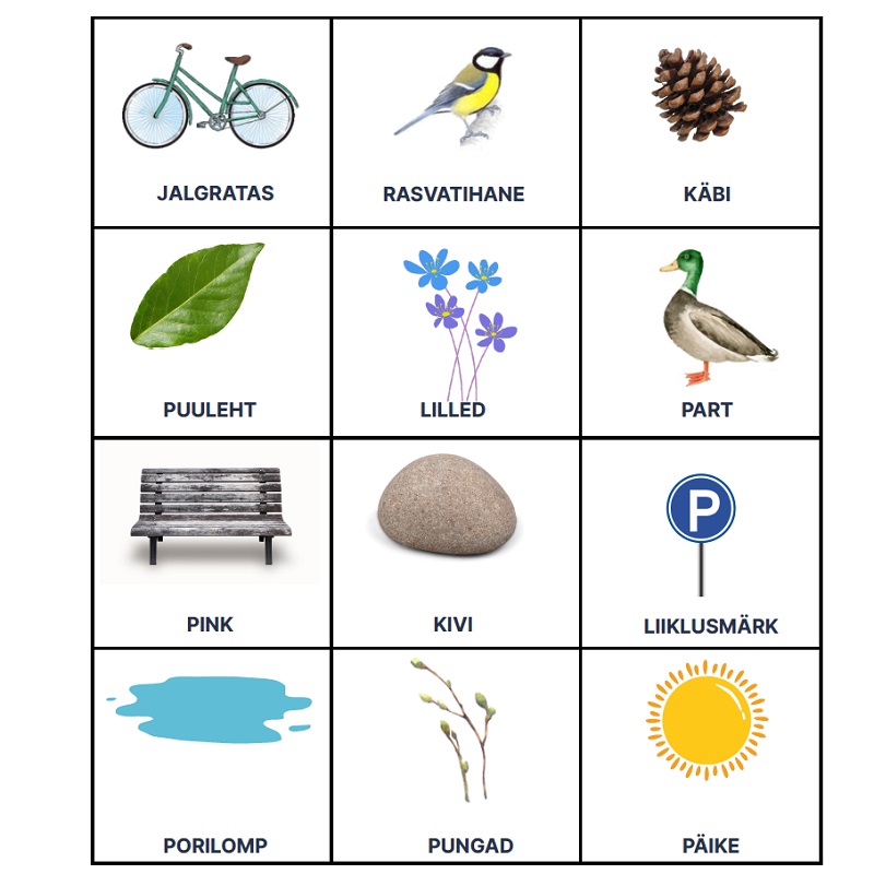 Tasuta allalaetav kevadeteemaline bingo lastele