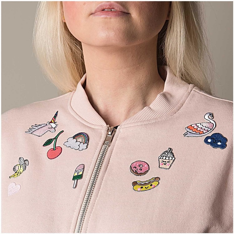 Kangale triigitavad aplikatsioonid ja kleepsud ilma õmblemiseta