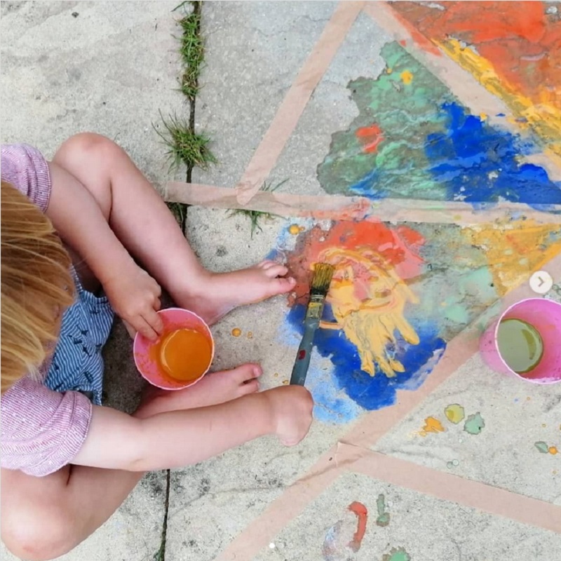 Ohutu ja looduslik lapsesõbralik Natural Earth Paint näpuvärv, akvarellvärv, vesivärv, temperavärv